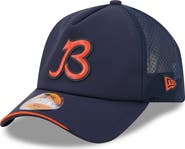 New Era Men's New Era Navy Chicago Bears 2026 Sideline Alternate Apex 9FORTY Adjustable Trucker Hat