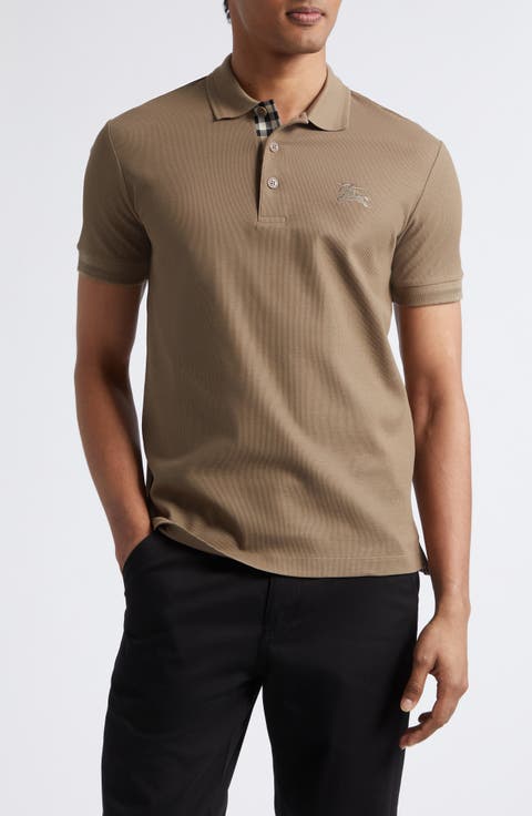 Eddie Equestrian Knight Design Cotton Piqué Polo