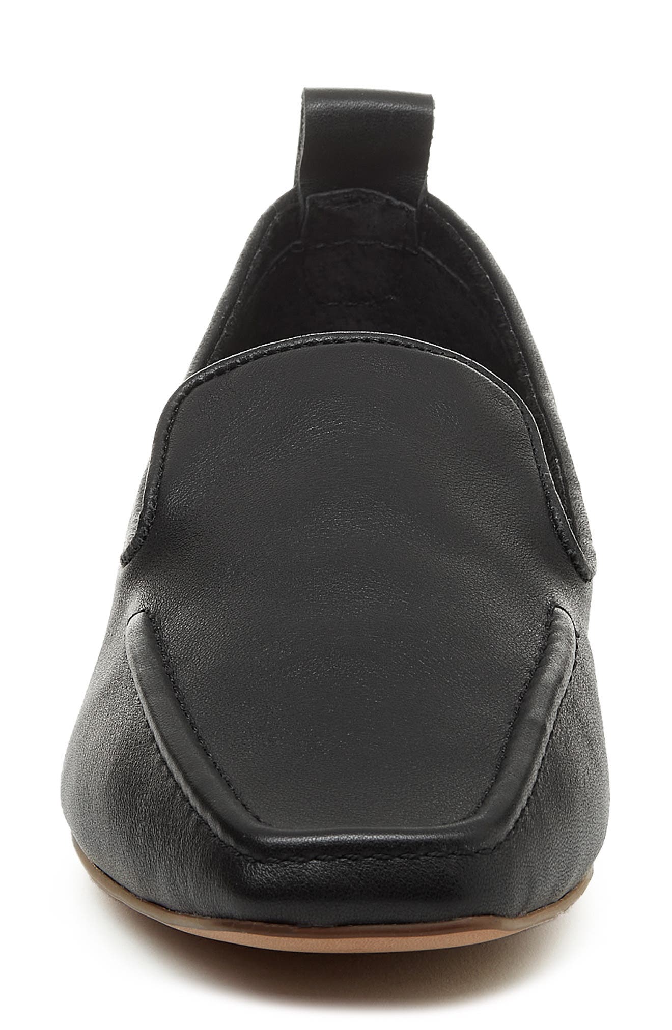 Kelsi Dagger Brooklyn Finley Square Toe Flat, Alternate, color, Black