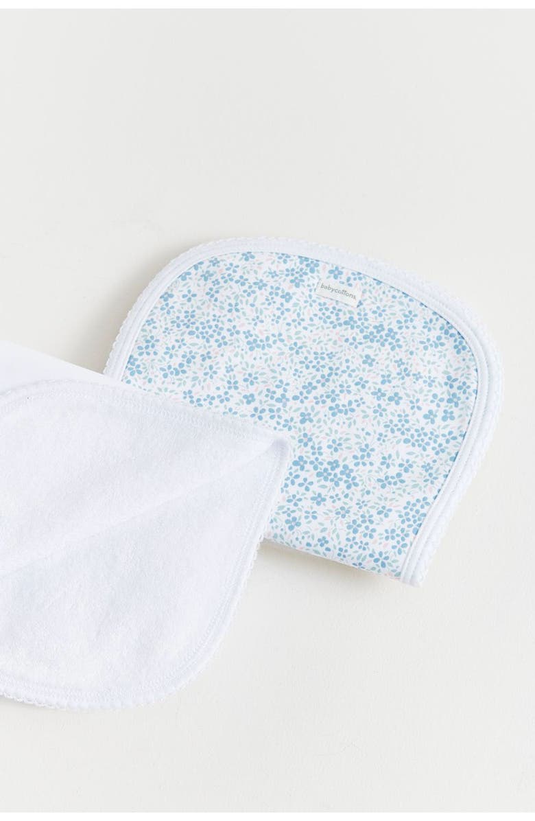 Babycottons Premium Peruvian Pima Cotton Lily Curve Burps 2-Pack For Infant, Alternate, color, Pink