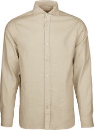 Swims Santorini Stretch Linen & Cotton Button-Up Shirt