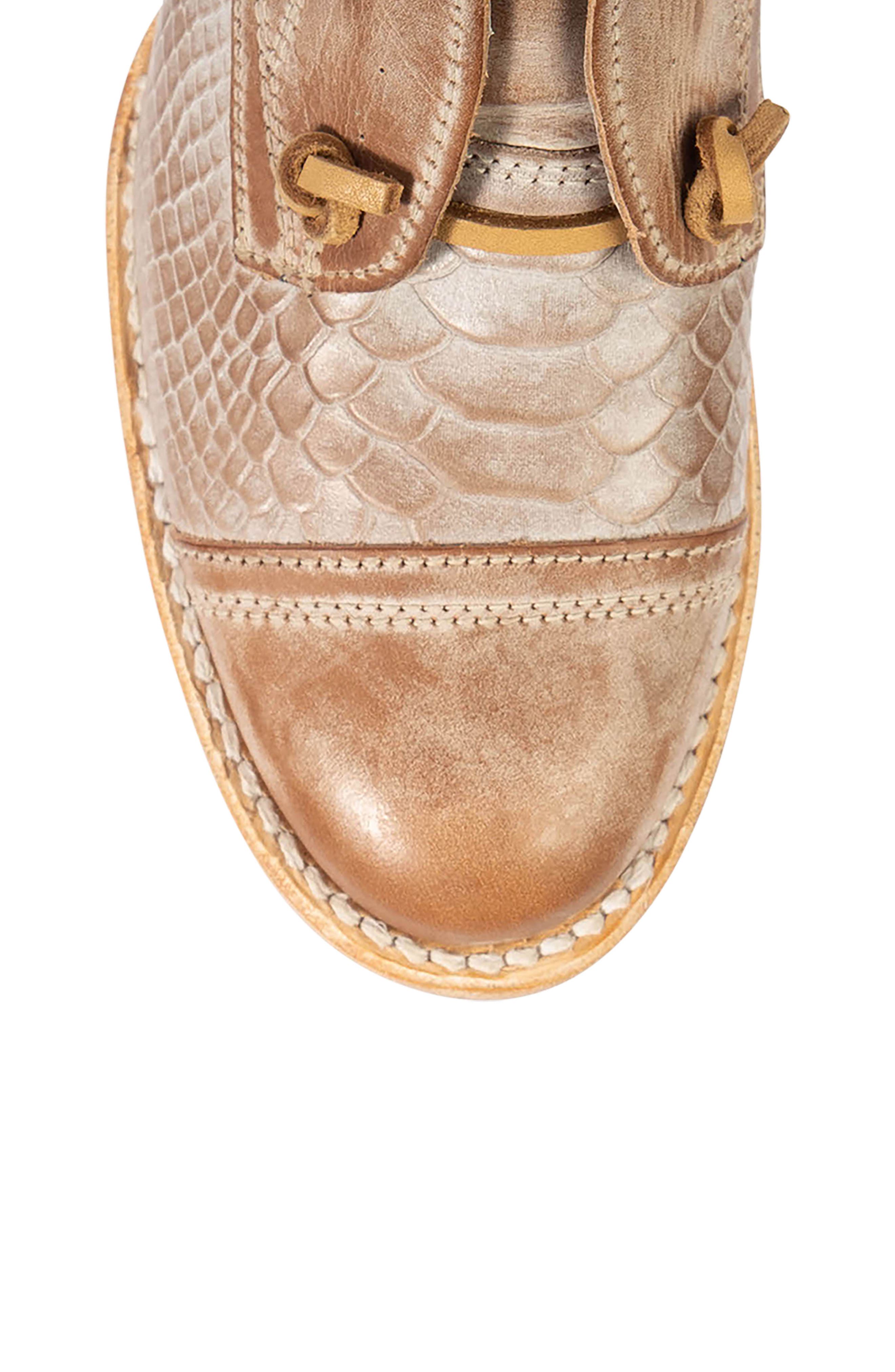 Mabel Leather Shoe, Alternate, color, TAUPE MULTI