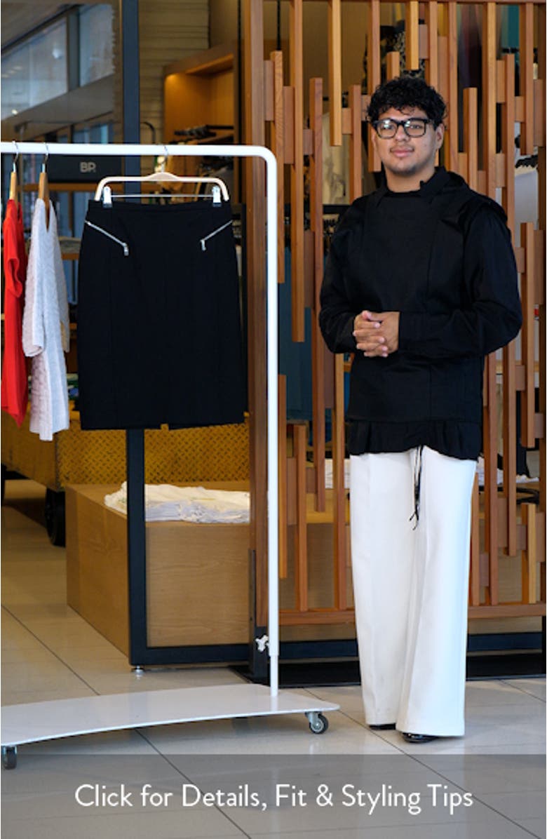 Volmar Zip Pocket Pencil Skirt, sales video thumbnail