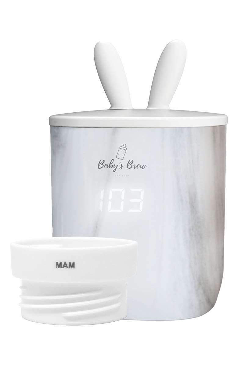Baby's Brew 3.0 Portable Bottle Warmer Pro with MAM Adapter, Main, color, Marble