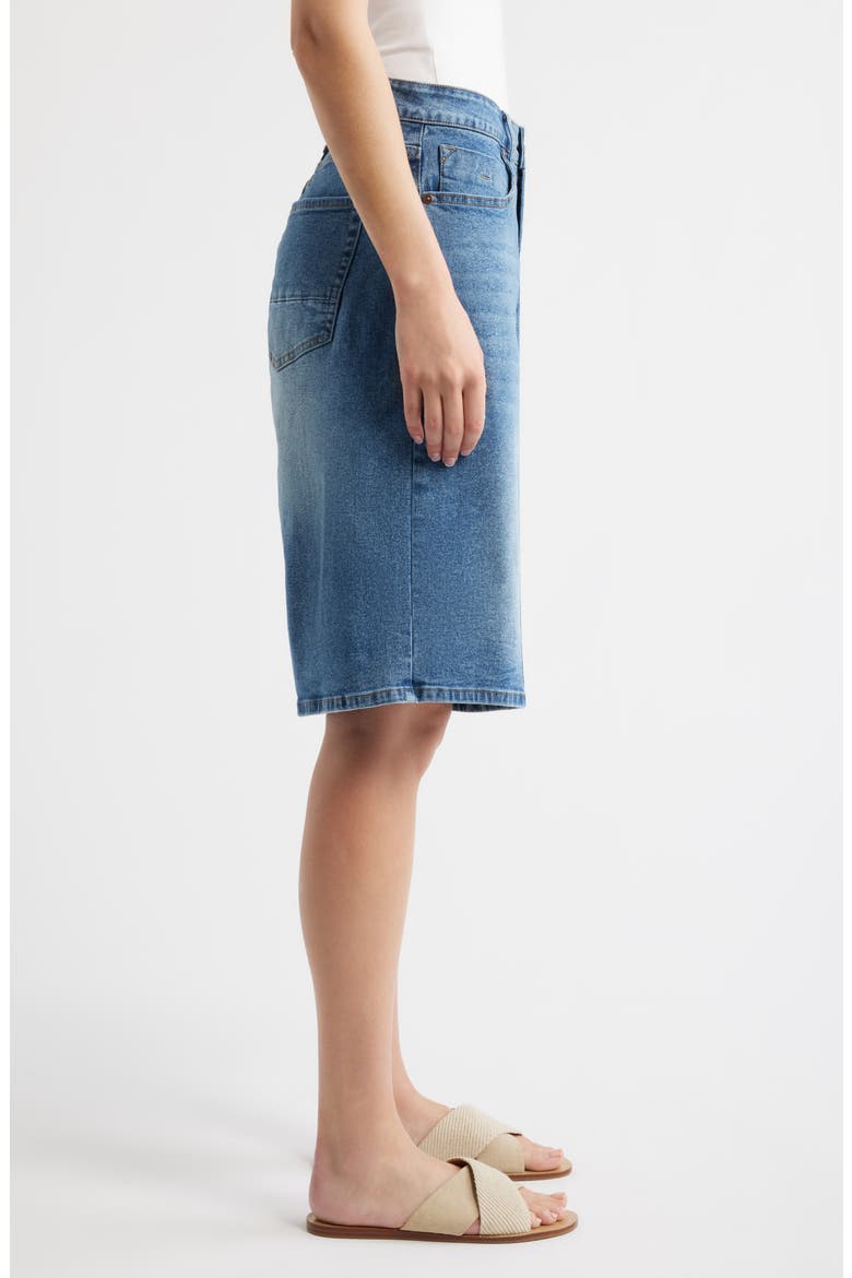 Relaxed Denim Shorts, Alternate, color, VINTAGE WHISKER