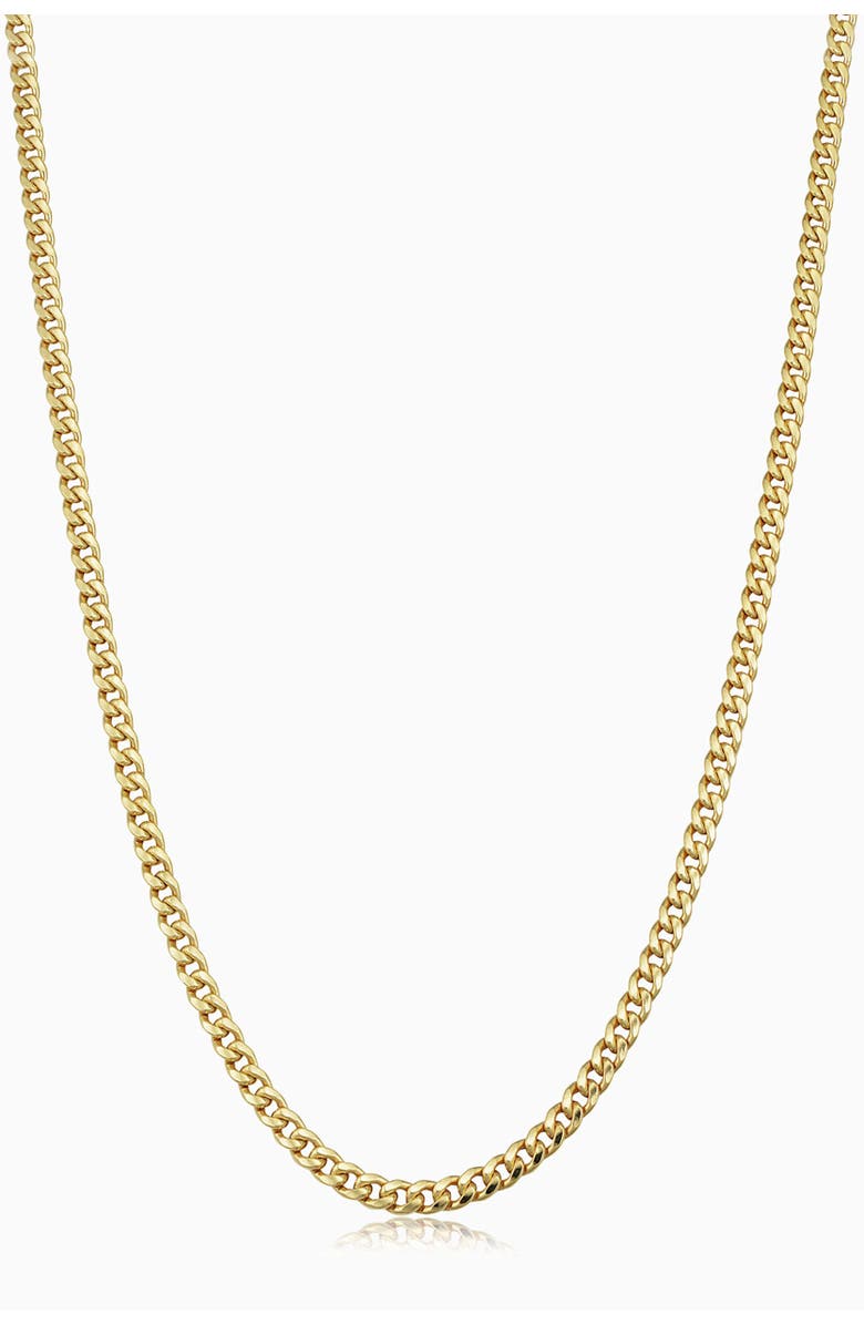 Oradina 14K Gold Estate Cuban Necklace, Main, color, Yellow Gold