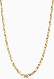 Oradina 14K Gold Estate Cuban Necklace
