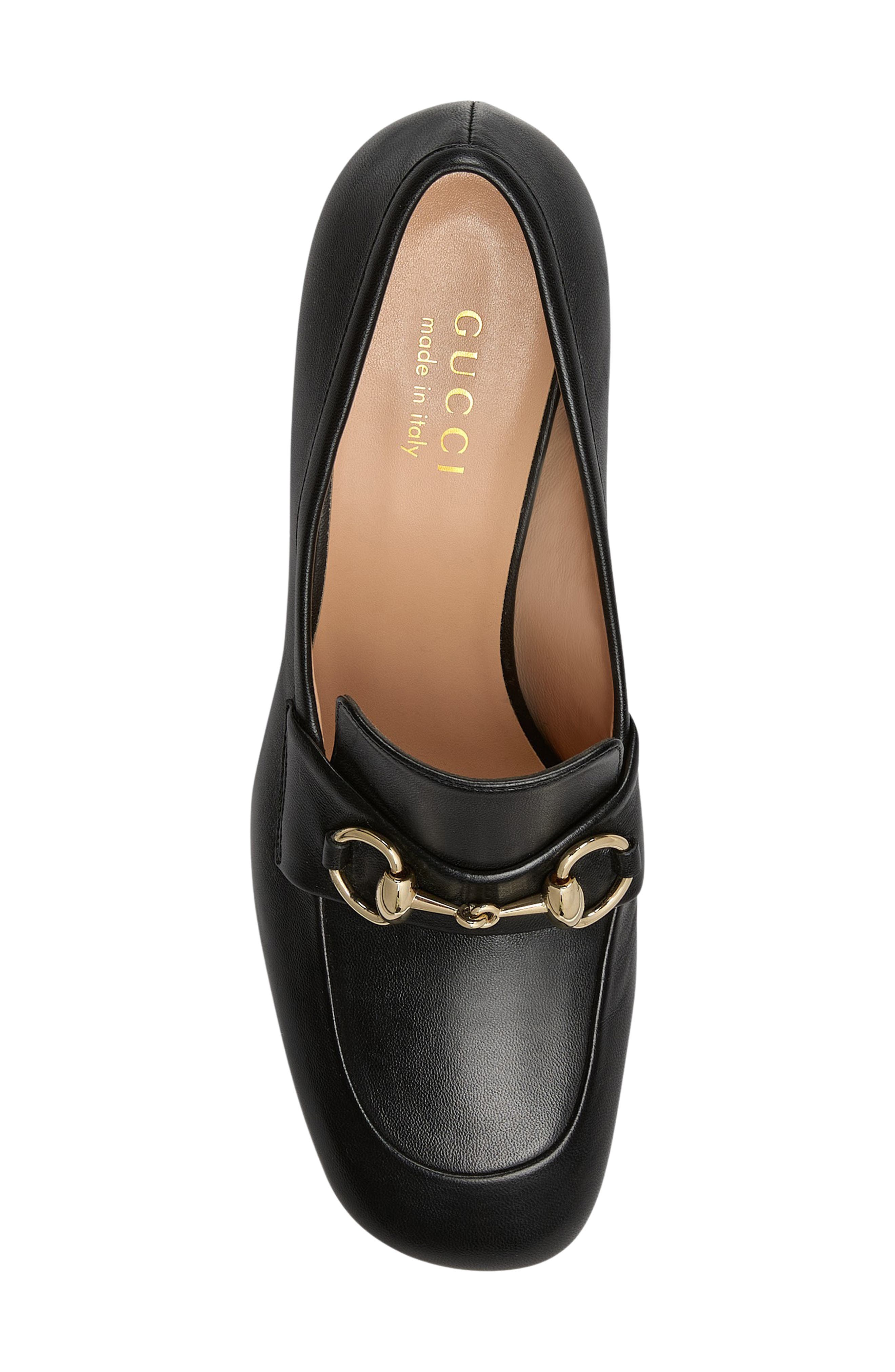 Gucci Horsebit Loafer Pump, Alternate, color, 1000 Black