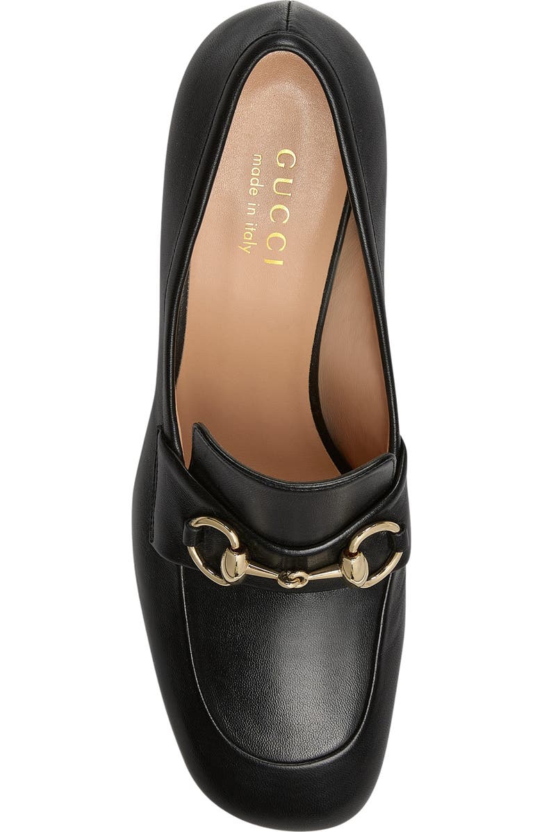 Gucci Horsebit Loafer Pump, Alternate, color, 1000 Black