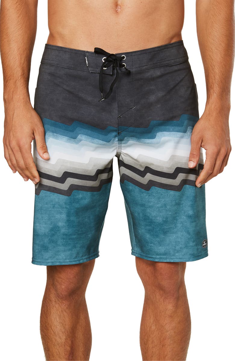 O'Neill Hyperfreak Bolts Board Shorts, Main, color, 