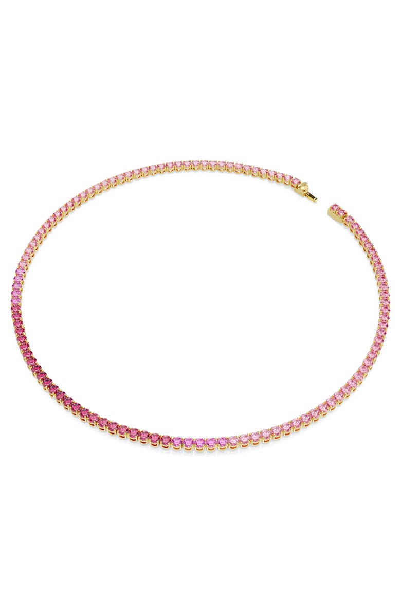 Swarovski Matrix Tennis Necklace, Alternate, color, 