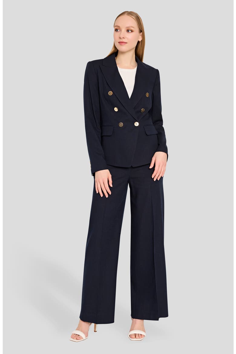 Double Breasted Blazer, Alternate, color, NEW NAVY