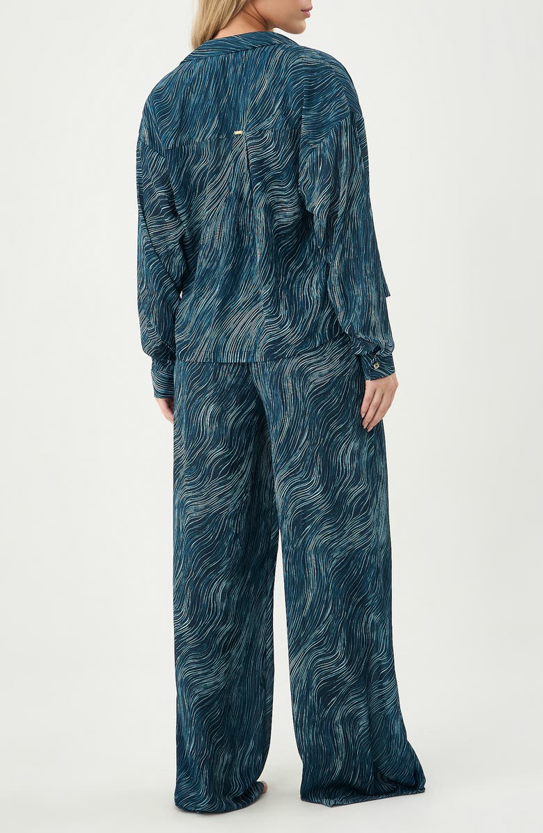 BOAMAR Sasha Cover-Up Button-Up Shirt, Alternate, color, Green