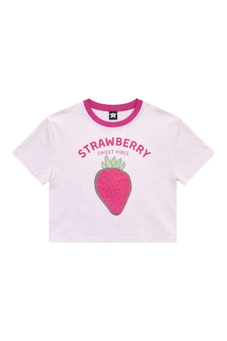 Kids' Washed Drop Shoulder T-Shirt, Main, color, PINK STRAWBERRY