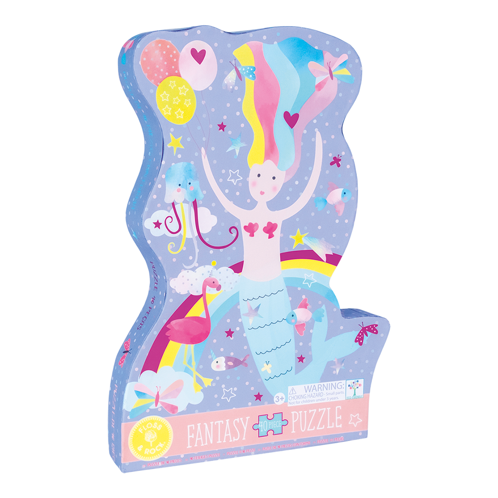 Floss & Rock 40pc Shaped Jigsaw with Shaped Box in Fantasy  product