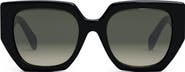 CELINE Triomphe 55mm Butterfly Sunglasses