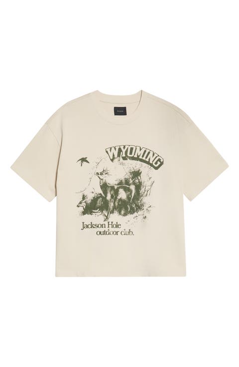 Wyoming Cotton Graphic T-Shirt