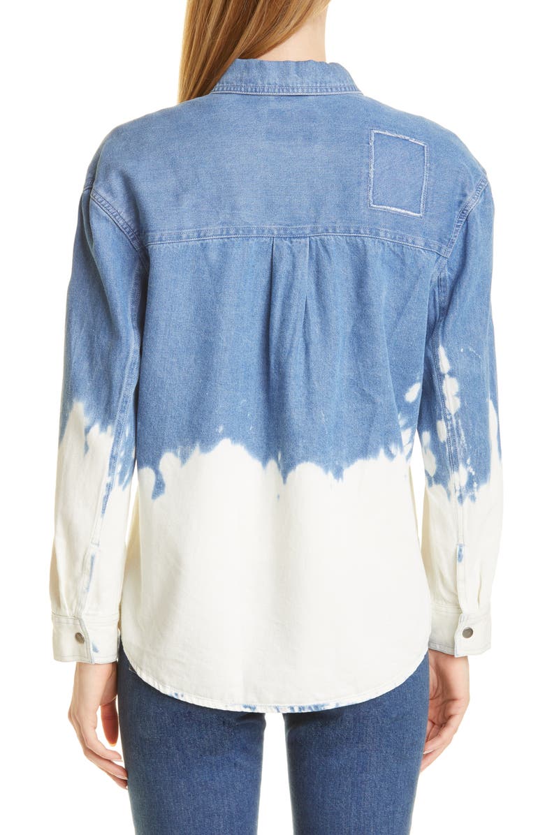 Rails Turner Bleach Denim Button-Up Shirt, Alternate, color,