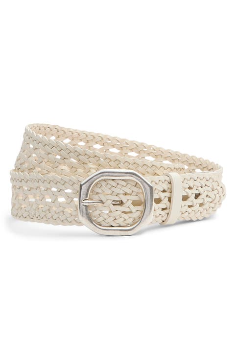 Audrey Woven Leather Belt