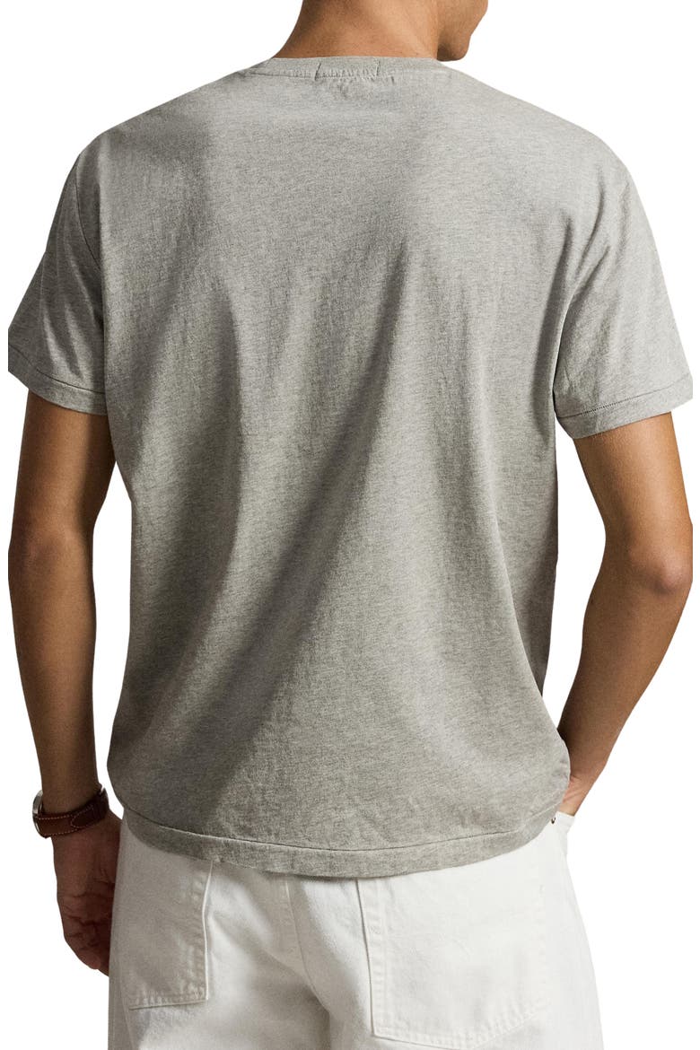 Classic Fit Logo Appliqué Cotton T-Shirt, Alternate, color, DARK SPORT HEATHER