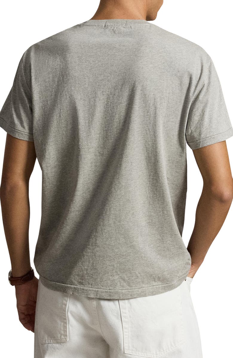 Polo Ralph Lauren Classic Fit Logo Appliqué Cotton T-Shirt, Alternate, color, Dark Sport Heather