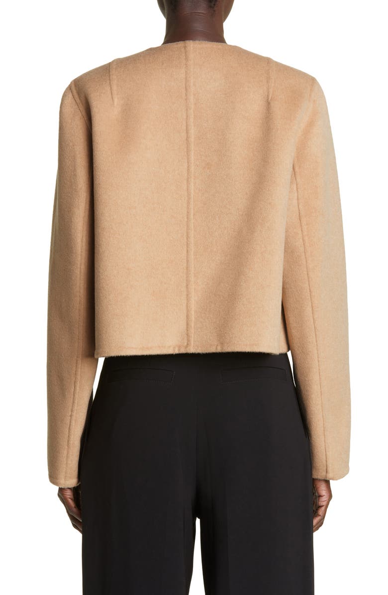 Proenza Schouler Double Face Recycled Wool Crop Jacket, Alternate, color,