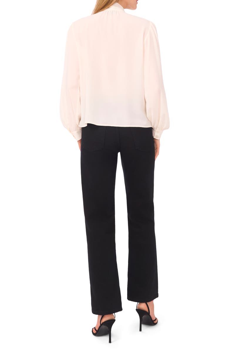 Ted Baker Tie Neck Top, Alternate, color, Vanilla Ice