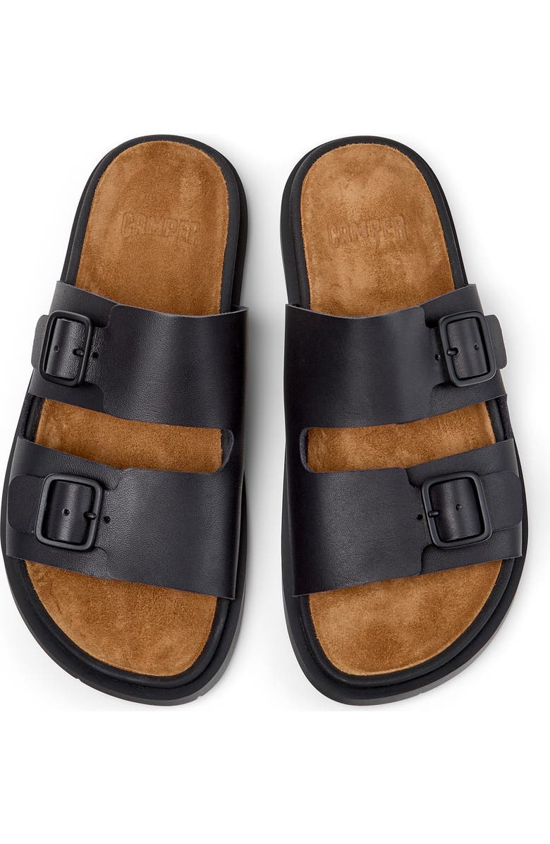 Camper Lluc 2-Strap Sandal, Alternate, color, Black