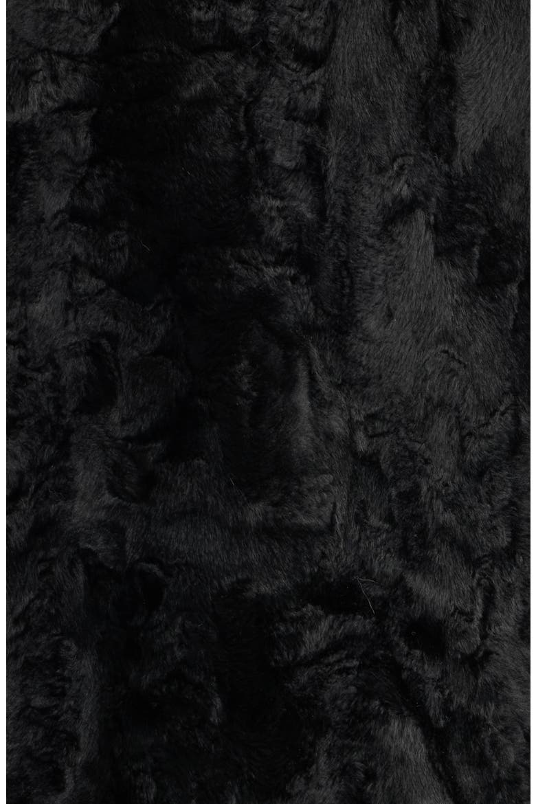 Furbie Faux Fur Bolero, Alternate, color, BLACK