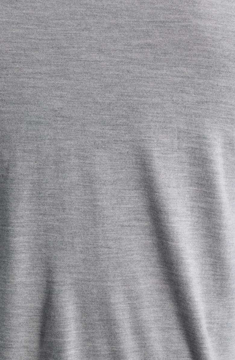 Peter Millar Crown Crafted Merino Wool Cardigan, Alternate, color, Gale Grey