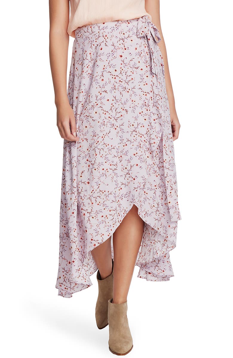 1.STATE Wildflower Vines Wrap Skirt, Main, color,