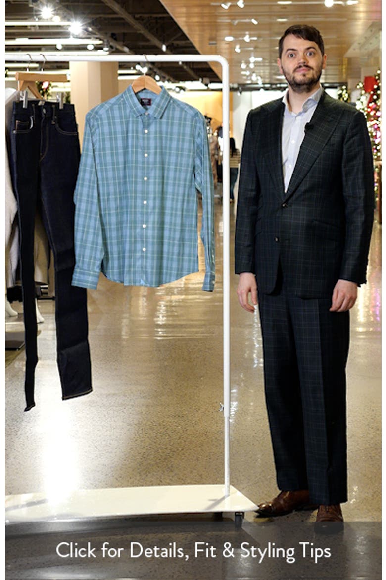 Lancaster Plaid Performance Button-Up Shirt video