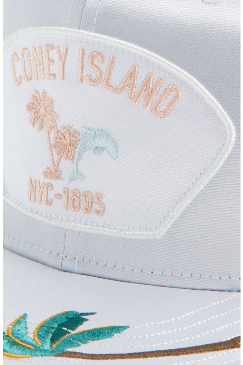 Island Getaway Trucker Hat, Alternate, color, SKY