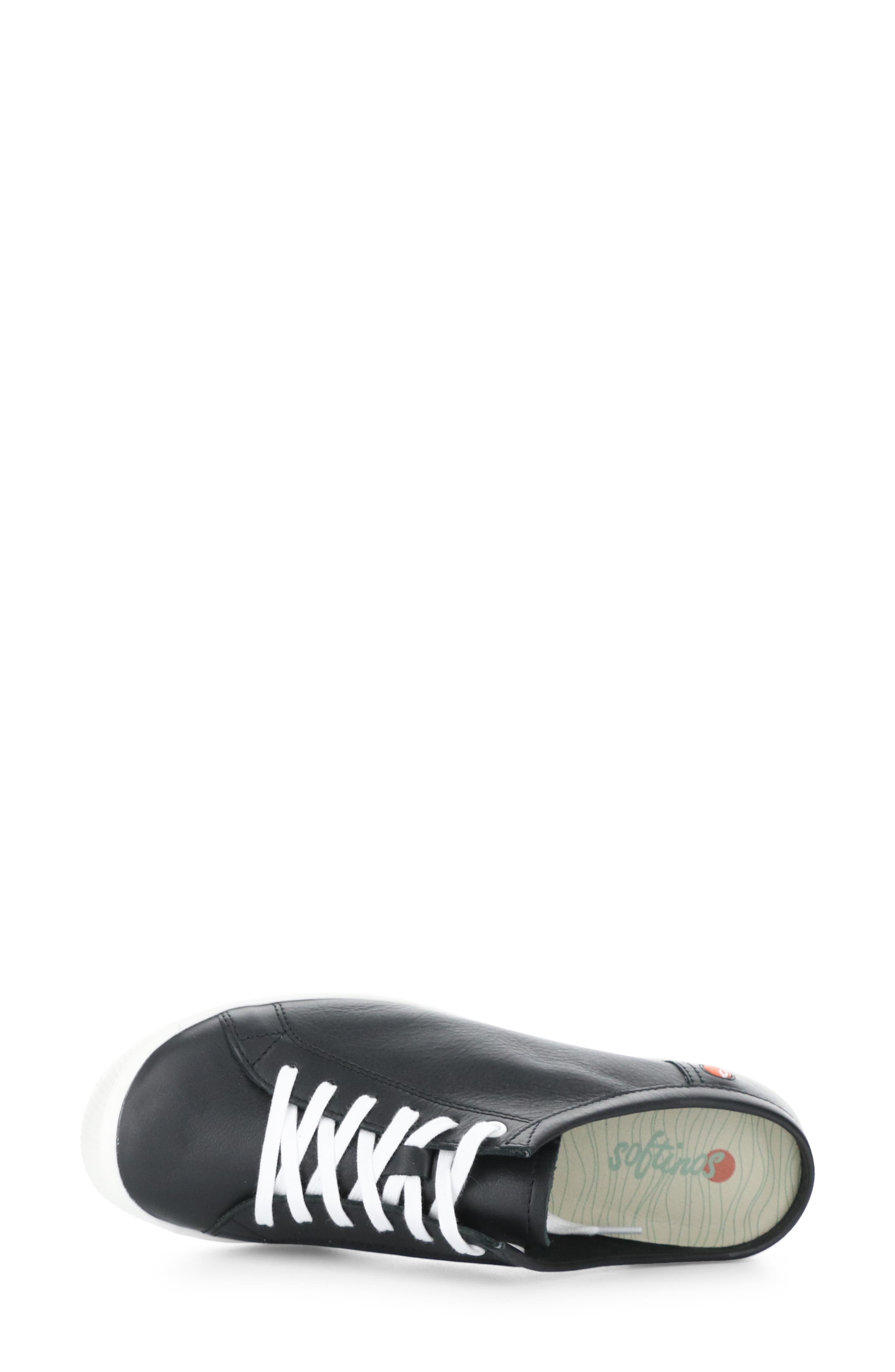 Softinos by Fly London Idle Sneaker, Alternate, color, Black Smooth Leather