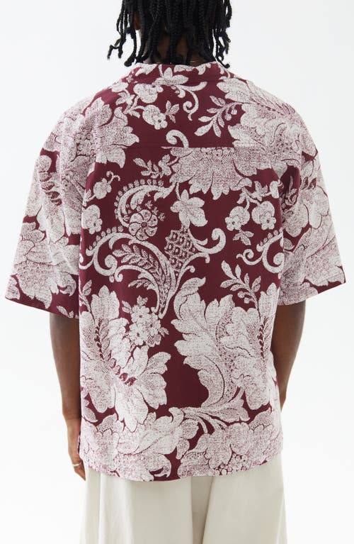 BDG URBAN OUTFITTERS BDG URBAN OUTFITTERS HANKY PRINT CAMP SHIRT 