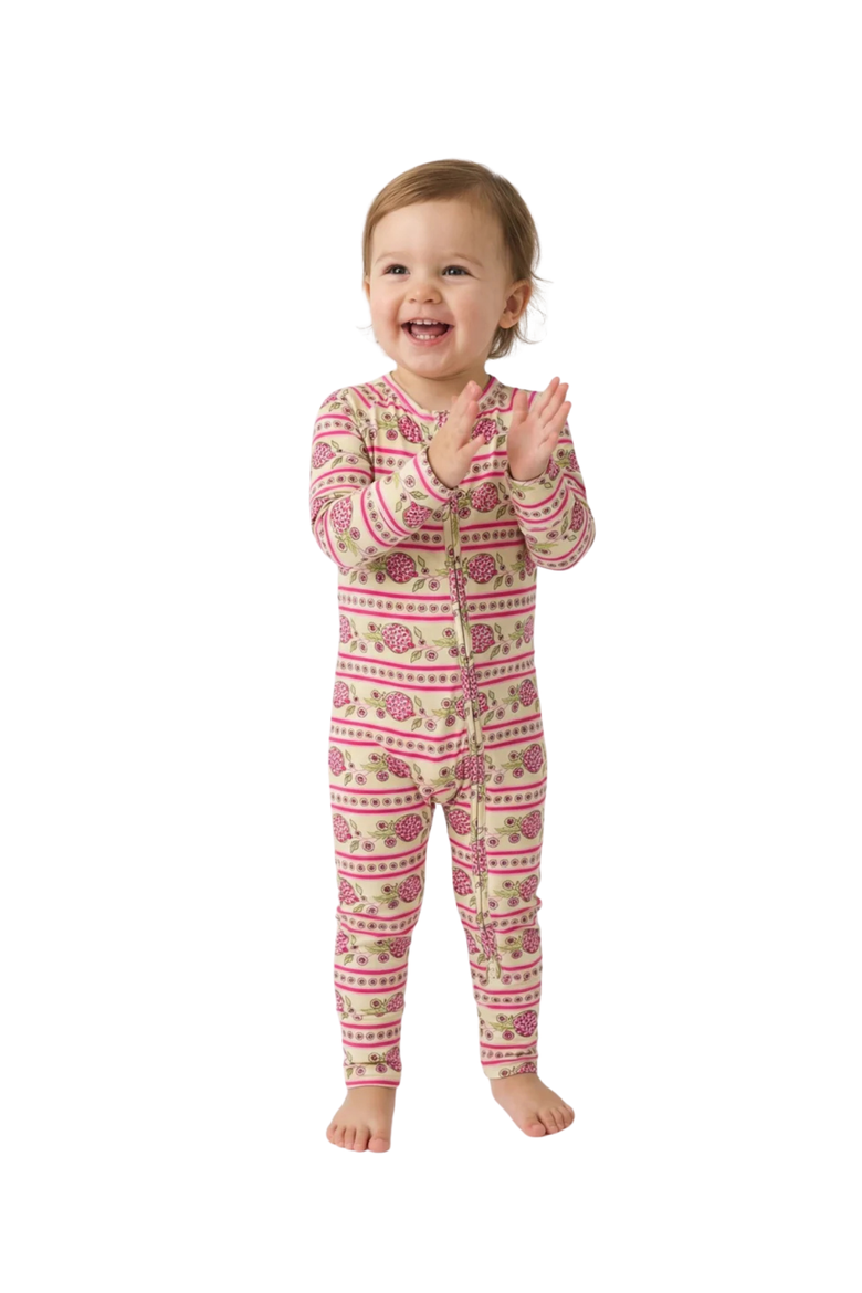 Long Sleeve Buttery Soft Sleeper, Alternate, color, Pomegranate Soiree