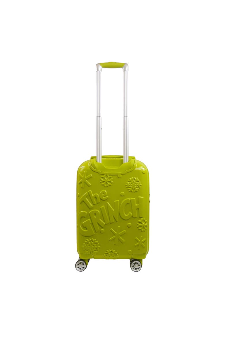Dr. Seuss Grinch 22" Caryon Suitecase spinner, Alternate, color, GREEN