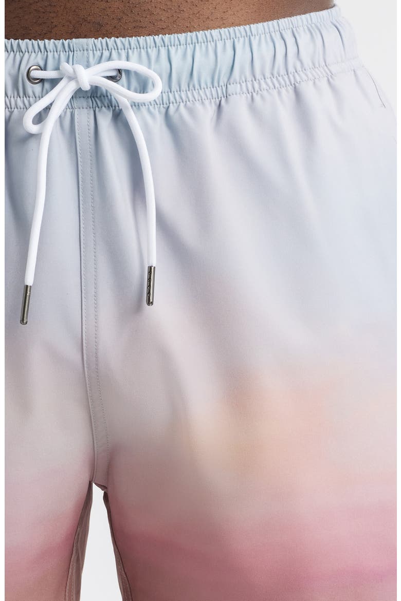 Sunset Swim Trunks, Alternate, color, MULTI