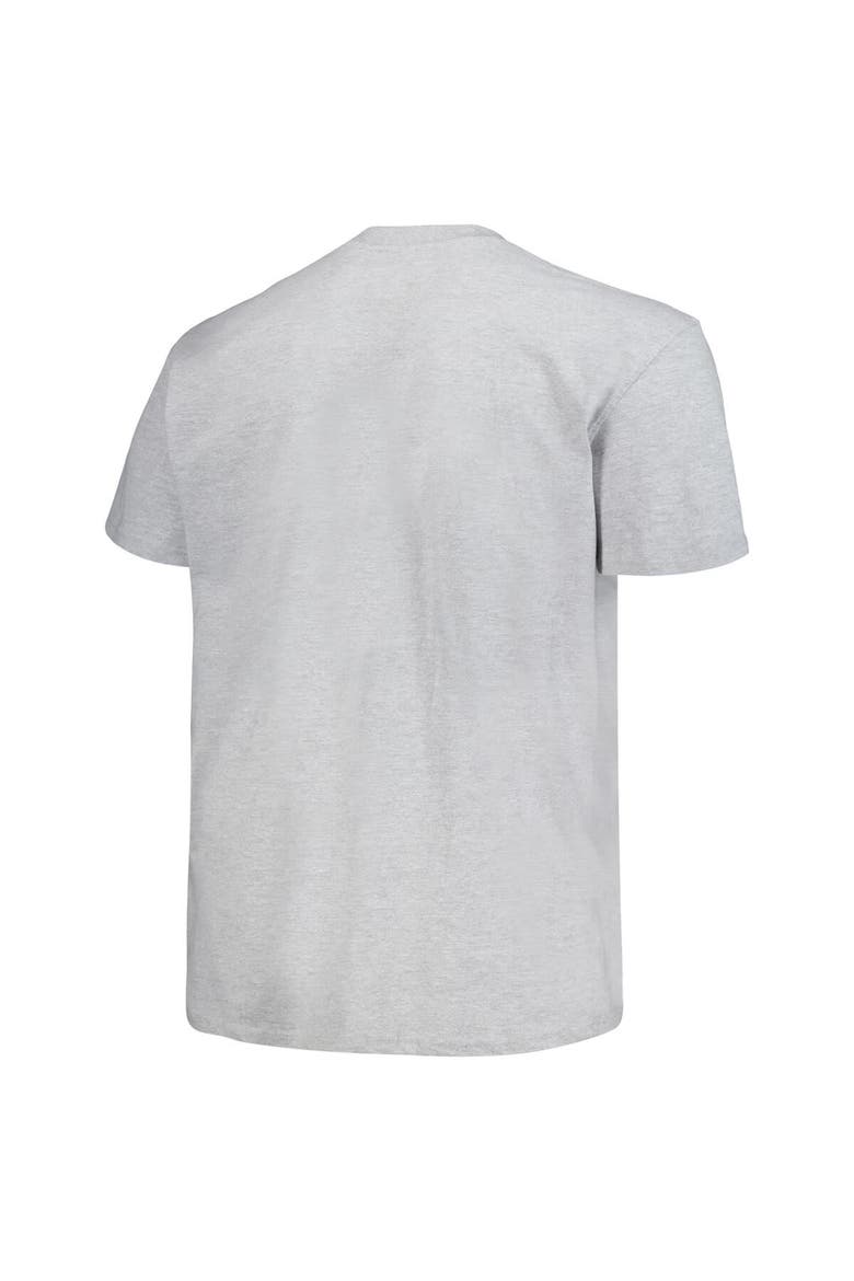Men's Champion Heather Gray Washington Huskies Big & Tall Circle Logo T-Shirt, Alternate, color, Heather Gray