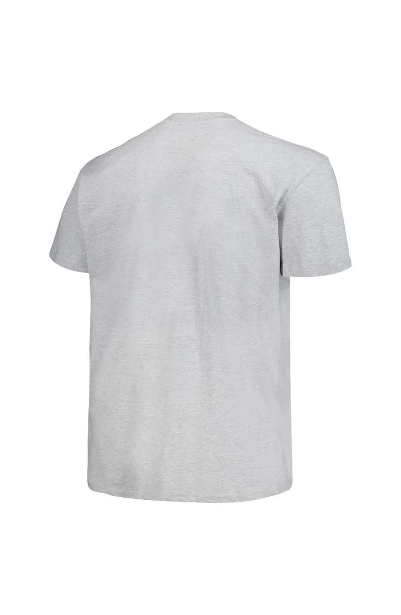 Champion Men's Champion Heather Gray Washington Huskies Big & Tall Circle Logo T-Shirt, Alternate, color,