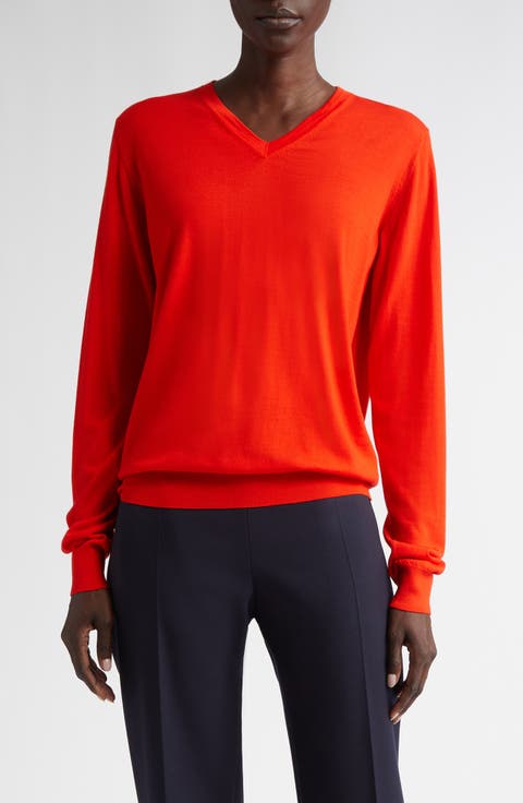 THE ROW レッド 長袖Tシャツ Shop Red The Row Online