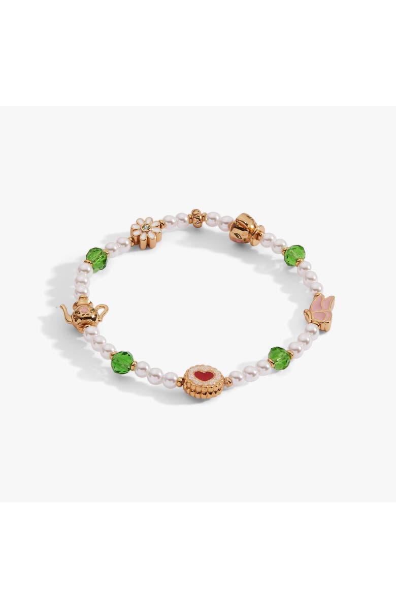 Alex and Ani Tea Party Beaded Stretch Bracelet, Main, color,