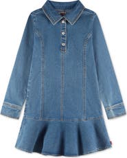 Levi's Kids' Long Sleeve Denim Dress