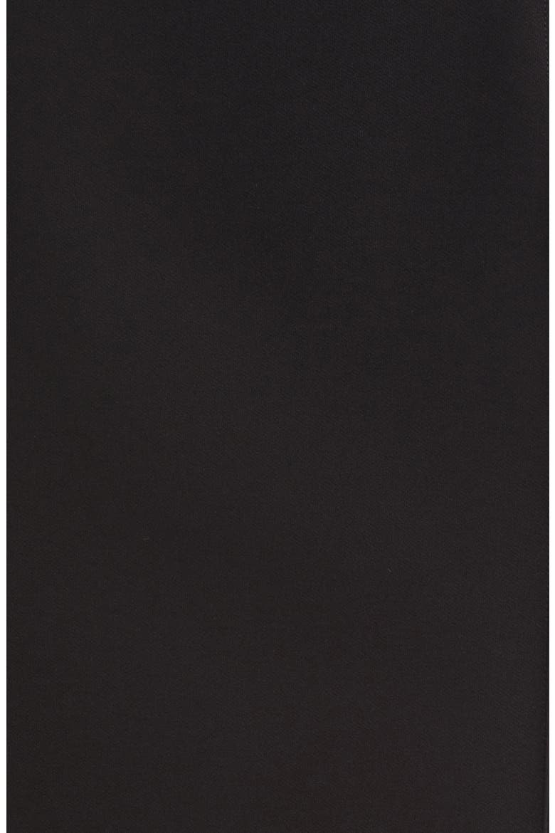 Pintuck Crepe Pencil Skirt, Alternate, color, ANNE BLACK