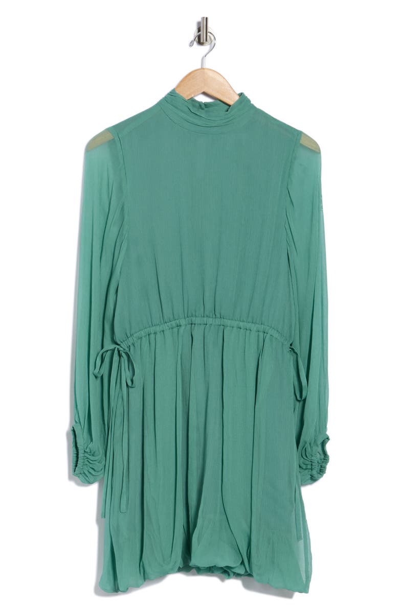 Derek Lam 10 Crosby Alex Bubble Hem Dress, Alternate, color, Juniper