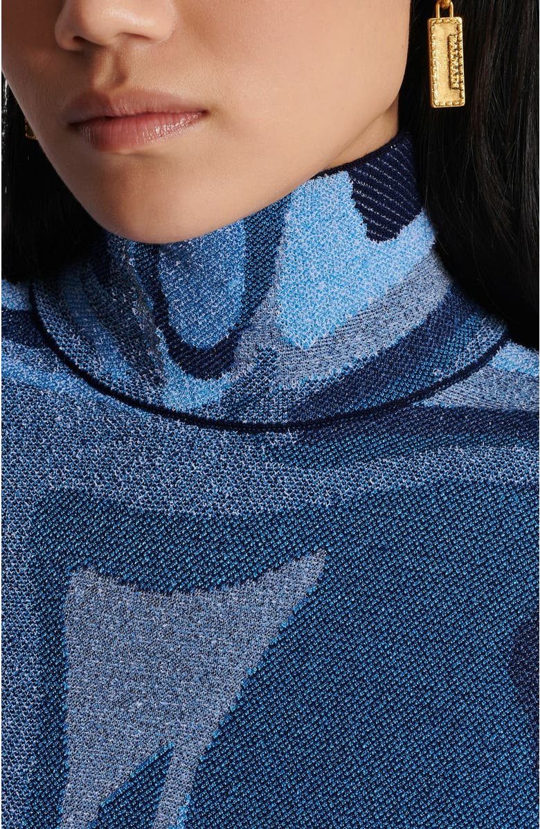 Balmain Signature Tubular Earrings, Alternate, color,