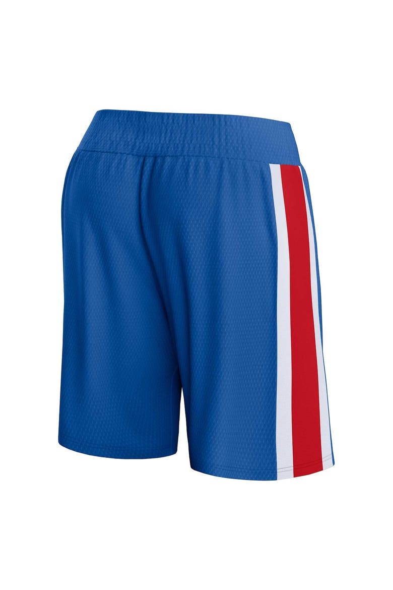 Men's Fanatics Branded Royal Philadelphia 76ers Referee Iconic Mesh Shorts, Alternate, color, Royal