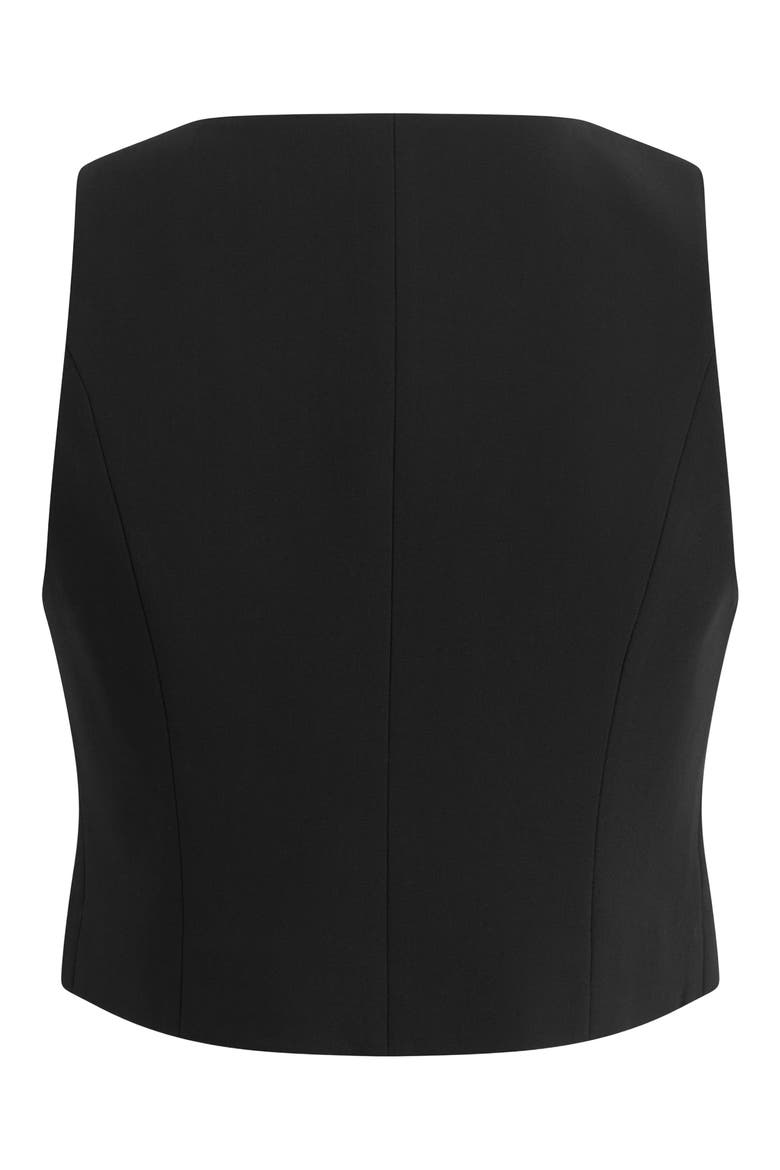 The Little Classic Vest, Alternate, color, BLACK