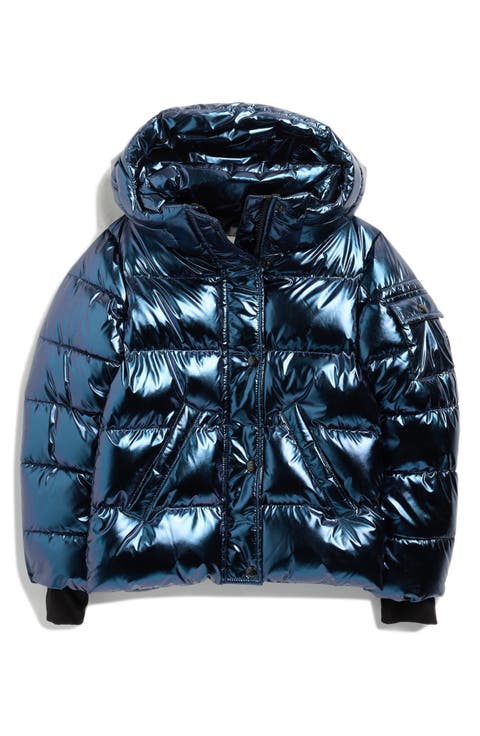 Kids' Ella Metallic Quilted Jacket (Big Kid)