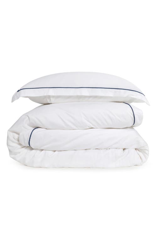 Pom Pom At Home Sheena Sateen Duvet Cover & Shams Set In Navy